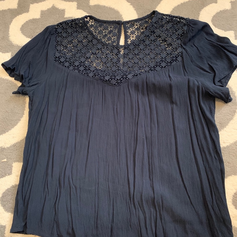 Abercrombie Navy top